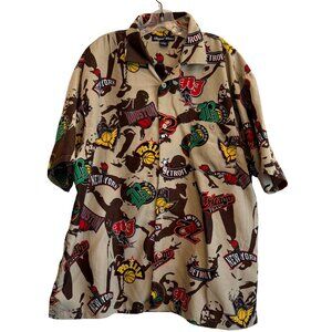 Regal Wear NBA Basketball Mens Button Up Shirt - Size XL